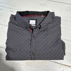 J.B. Holt Men's 4XL‎ Athletic Fit Long Sleeve Button Up Dress Shirt Patterned